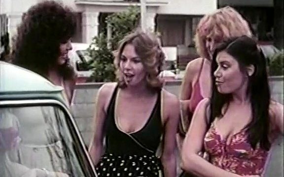 Amber Lynn, Tiffany Clark, Ashley Welles in vintage sex movie